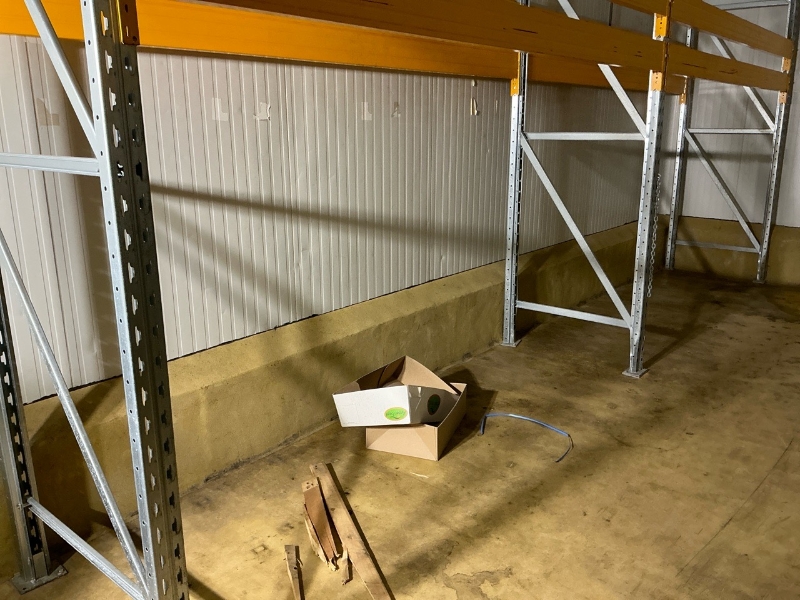 Lot de 3 racks de rangement métalliques 