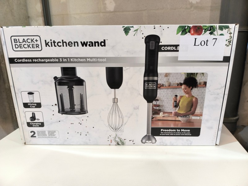 Een BLACK & DECKER 3-in-1 draadloze mixer – kavel bij Auctionline, Anderlecht