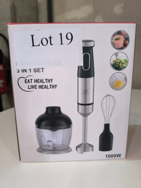 Een ROYAL SWISS 3-in-1-blender – kavel bij Auctionline, Anderlecht