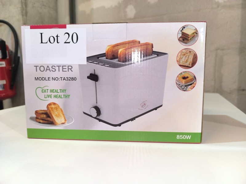 Een ROYAL SWISS-broodrooster van 850 W – kavel bij Auctionline, Anderlecht