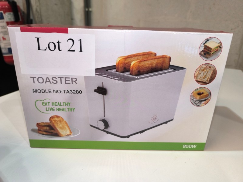 Een ROYAL SWISS-broodrooster van 850 W – kavel bij Auctionline, Anderlecht