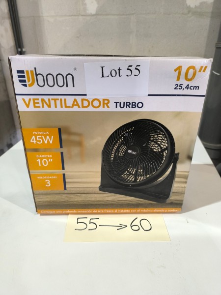 Een tafelventilator van BOON – kavel bij Auctionline, Anderlecht
