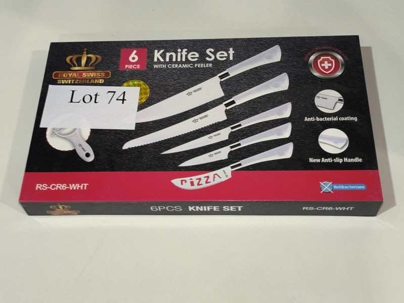 Een set ROYAL SWISS keramische messen – kavel bij Auctionline, Anderlecht