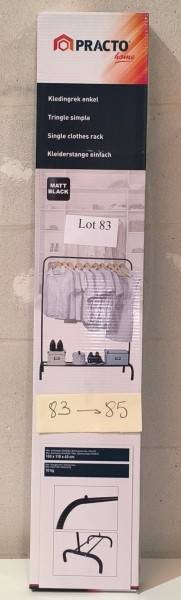 Een enkele kledingkast (150x110x40) – kavel bij Auctionline, Anderlecht