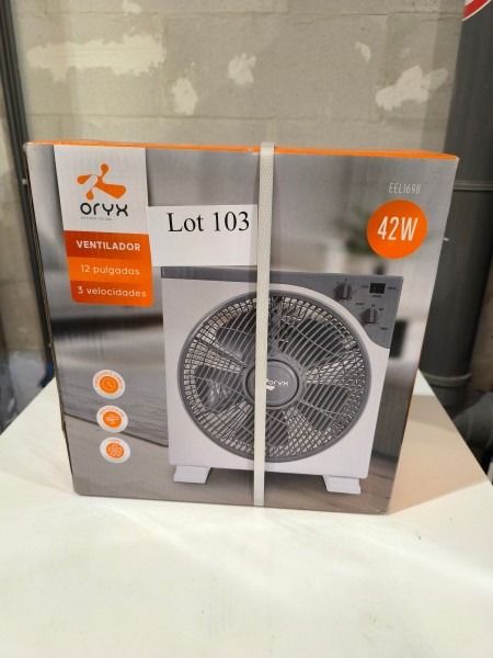 Een ORYX-vloerventilator – kavel bij Auctionline, Anderlecht