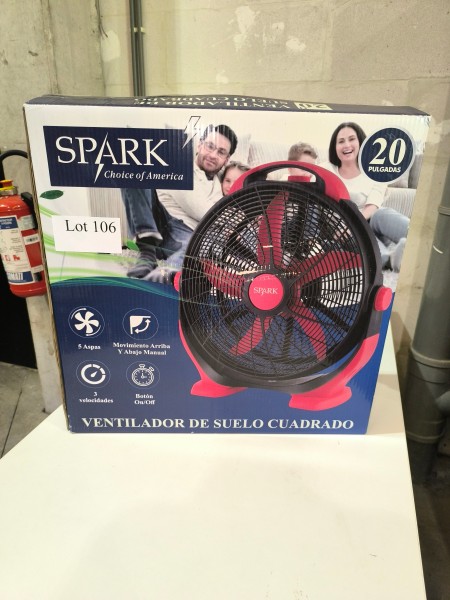 Een SPARK-ventilator voor op de vloer – kavel bij Auctionline, Anderlecht