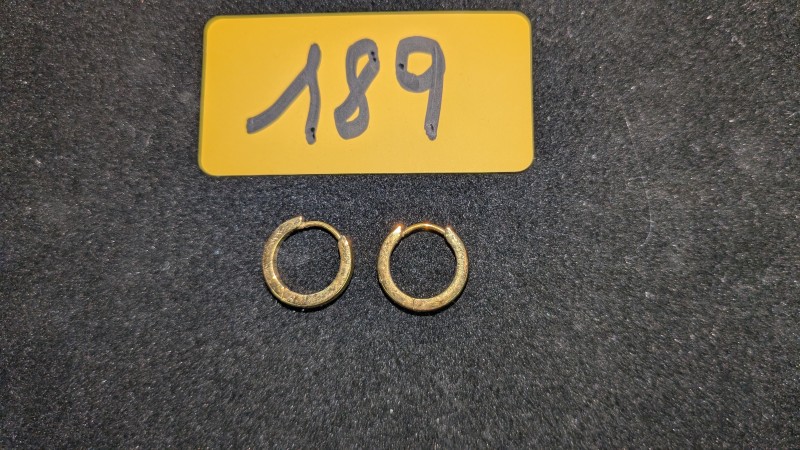 Lot 189/190/193 tot 202/204 tot207: 16 paar oorbellen – kavel bij Auctionline, Anderlecht