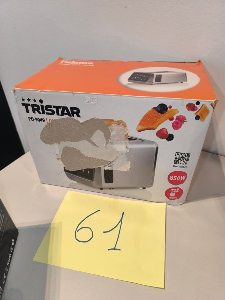 Een digitale TRISTAR-broodrooster – kavel bij Auctionline, Anderlecht
