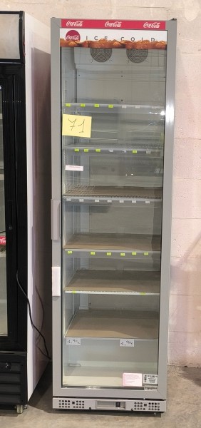 Een FRIGOGLAAS-koelkast met 1 glazen deur (200x60x58) – kavel bij Auctionline, Anderlecht