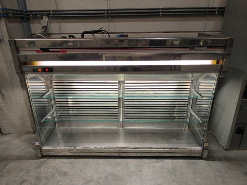 Een roestvrijstalen drankdisplay van COMERSA (172x58x115) – kavel bij Auctionline, Anderlecht
