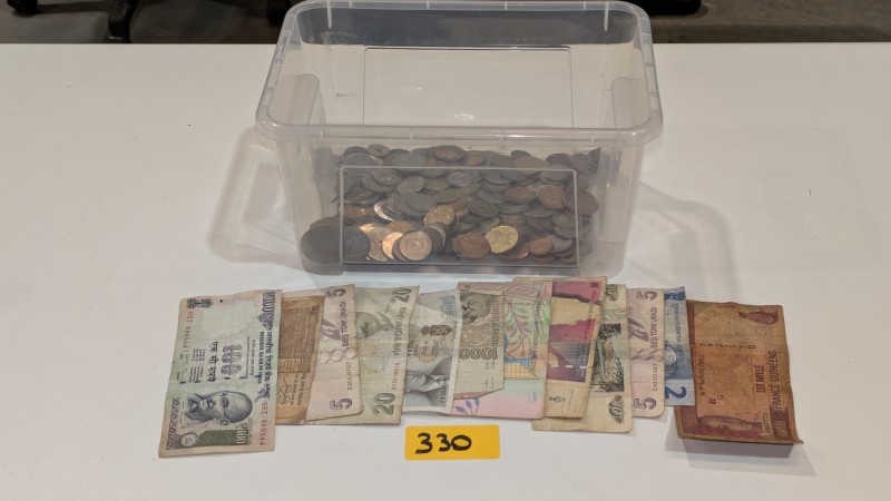 Een set van diverse munten en bankbiljetten – kavel bij Auctionline, Anderlecht