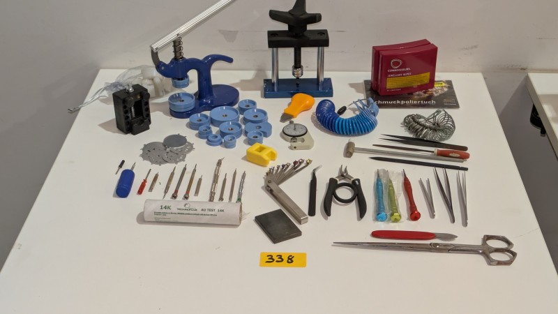 Een partij klein juweliersgereedschap – kavel bij Auctionline, Anderlecht