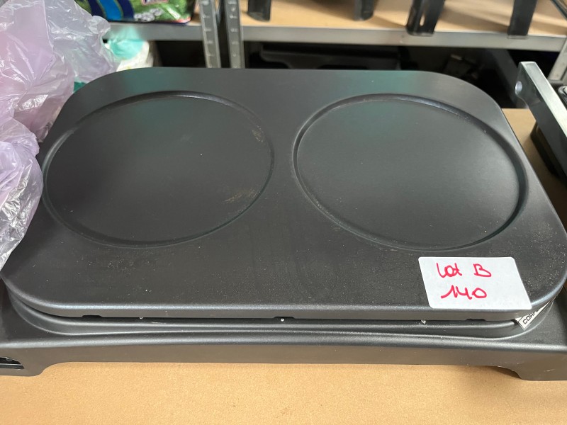 LOT B140 - Crêpière double – kavel bij Auctionline, Leglise