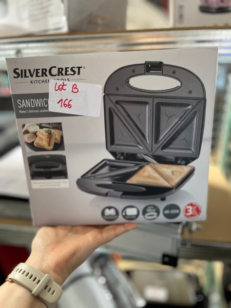 LOT B166 - Appareil à croque-monsieur SILVERCREST Kitchen Tools – kavel bij Auctionline, Leglise