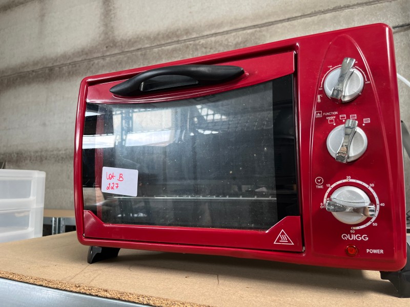LOT B227 - Mini-four électrique QUIGG – kavel bij Auctionline, Leglise