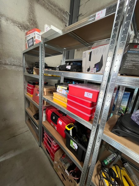 LOT B232 - Étagère de rangement métallique – 5 niveaux – kavel bij Auctionline, Leglise
