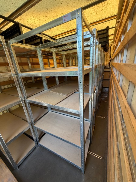 LOT B346.1 - Lot de 2 étagères de rangement métallique – kavel bij Auctionline, Leglise