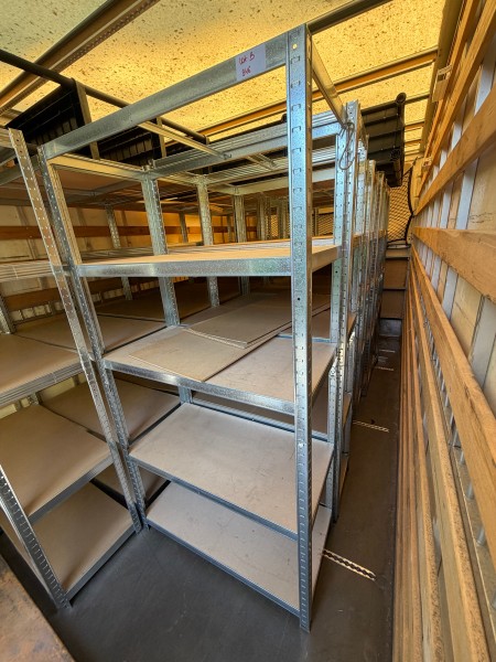 LOT B346.3 - Lot de 2 étagères de rangement métallique – kavel bij Auctionline, Leglise