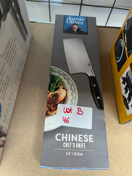 LOT B46 - Couteau de chef chinois JAMIE OLIVER 16,5 cm – kavel bij Auctionline, Leglise
