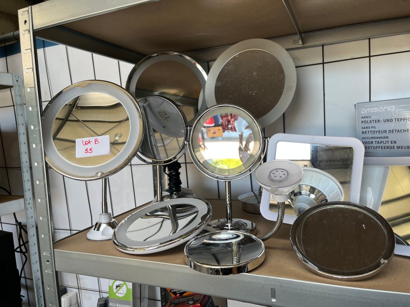 LOT B55.1 - Lot de trois miroirs – kavel bij Auctionline, Leglise