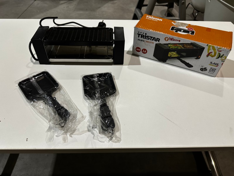 Een DUO TRISTAR-raclette – kavel bij Auctionline, Anderlecht