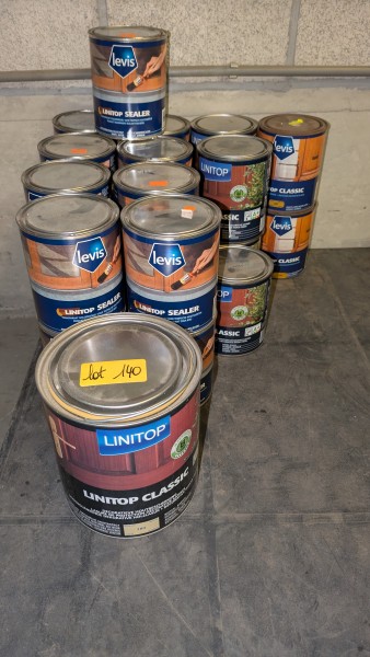 Een partij van 25 potten Linitop van LEVIS (groot en klein) – kavel bij Auctionline, Anderlecht