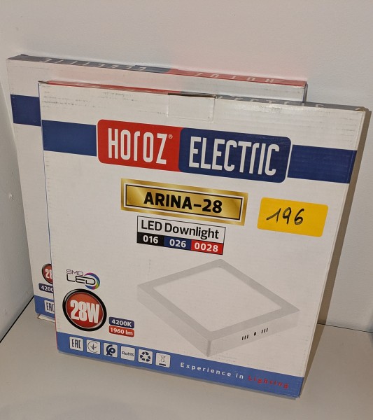 2 ARINA 28 LED-plafondlampen (28 W) – kavel bij Auctionline, Anderlecht