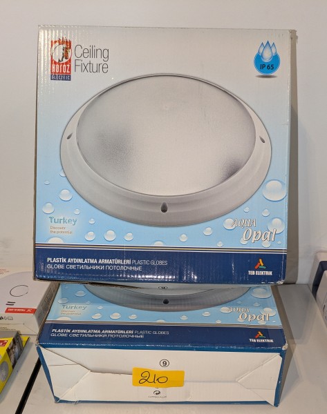 2 lichtgevende bollen voor de badkamer – kavel bij Auctionline, Anderlecht