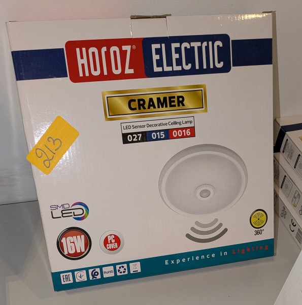 Een CRAMER-plafondlamp met LED-sensor – kavel bij Auctionline, Anderlecht