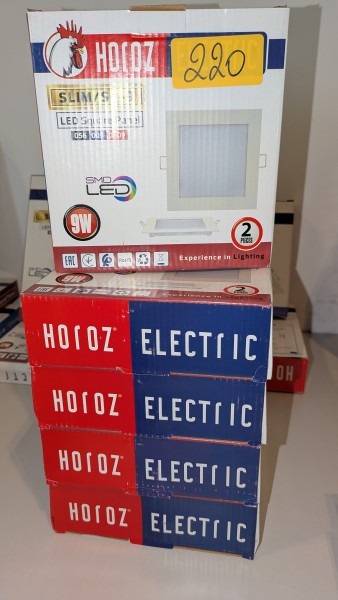 5 Slim-LED-inbouwspots (9 W) – kavel bij Auctionline, Anderlecht