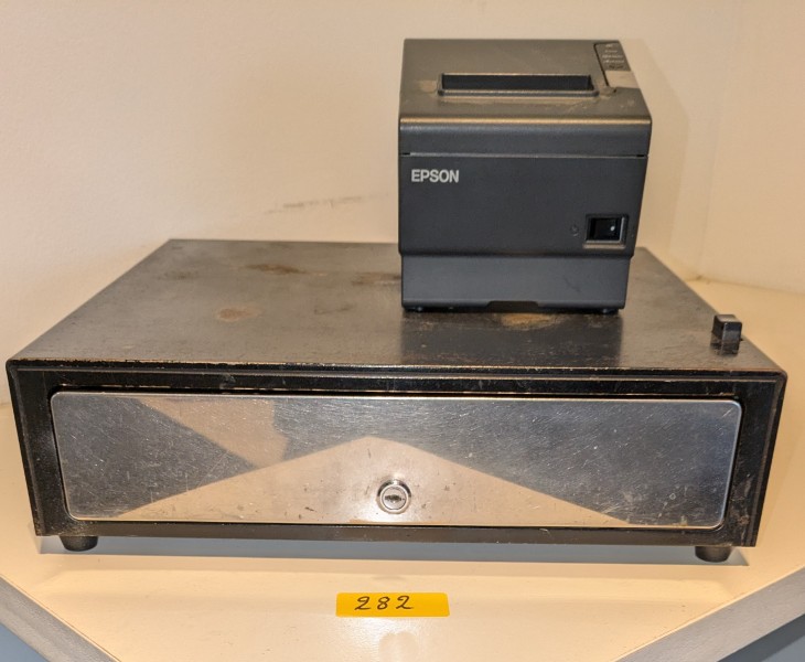 Een SMA-kassalade + EPSON-bonprinter – kavel bij Auctionline, Anderlecht