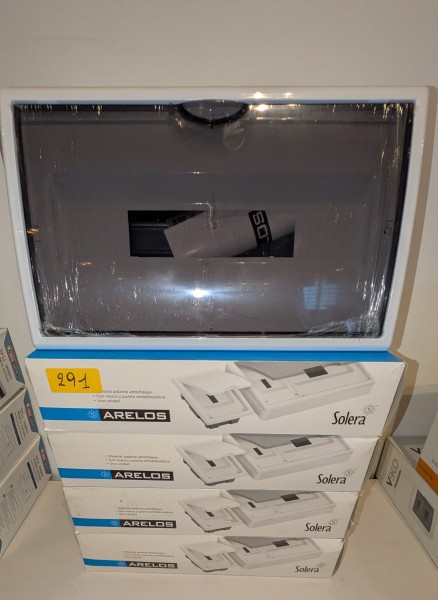 5 zekeringkasten met 18 modules van ARELOS SOLERA – kavel bij Auctionline, Anderlecht
